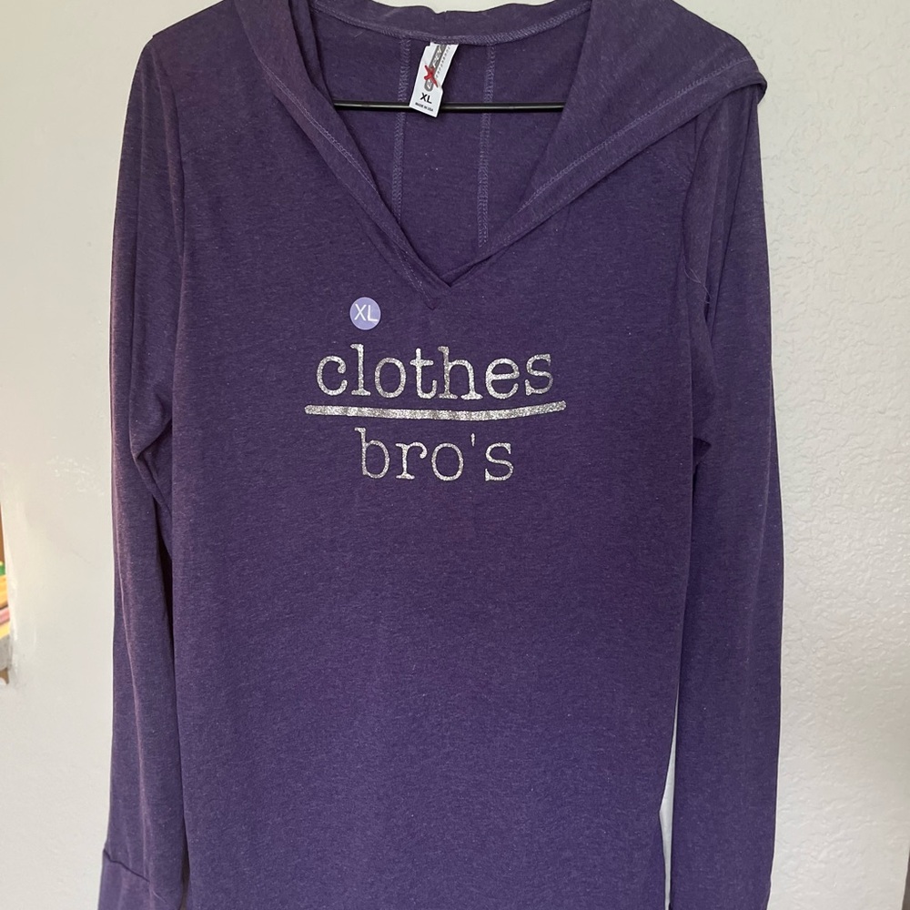 Purple ONE TREE HILL Clothes Over Bro's Long Sleeve Top
